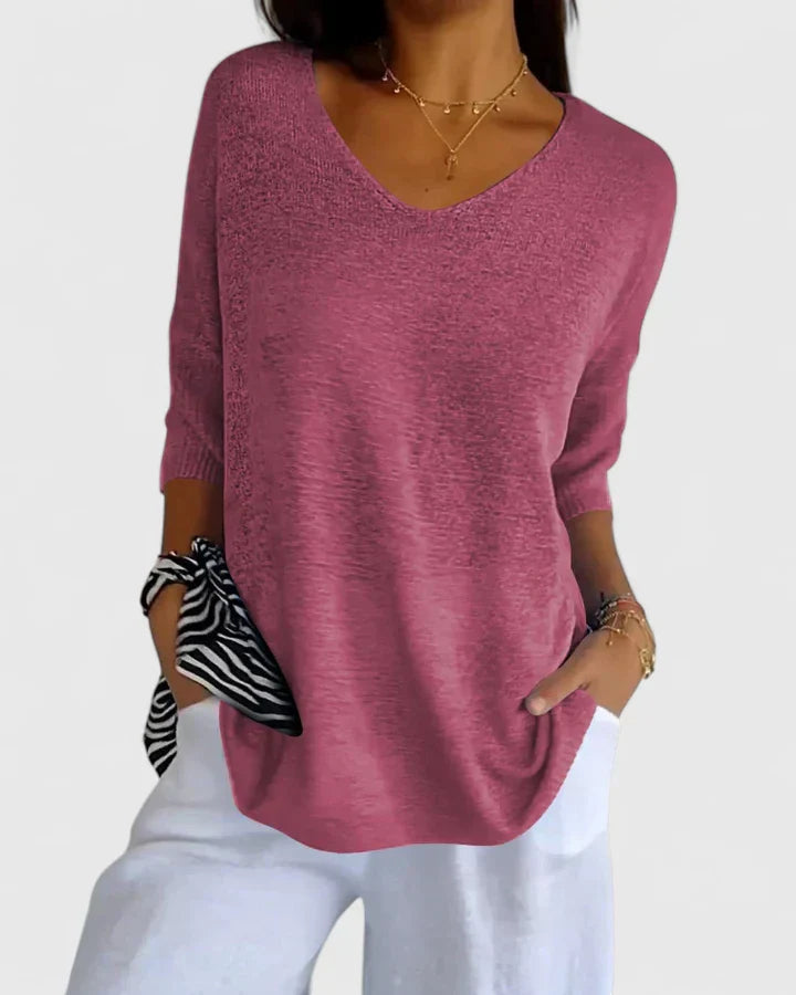 Amabelle™ - Chic Silk Blouse
