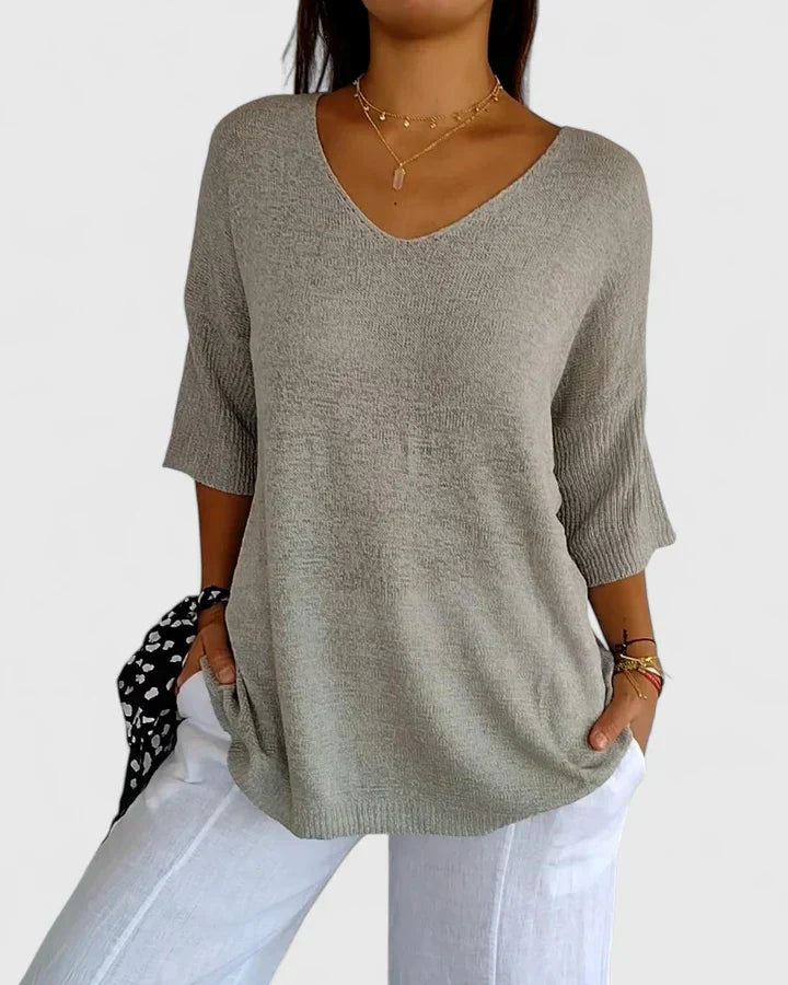 Amabelle™ - Chic Silk Blouse