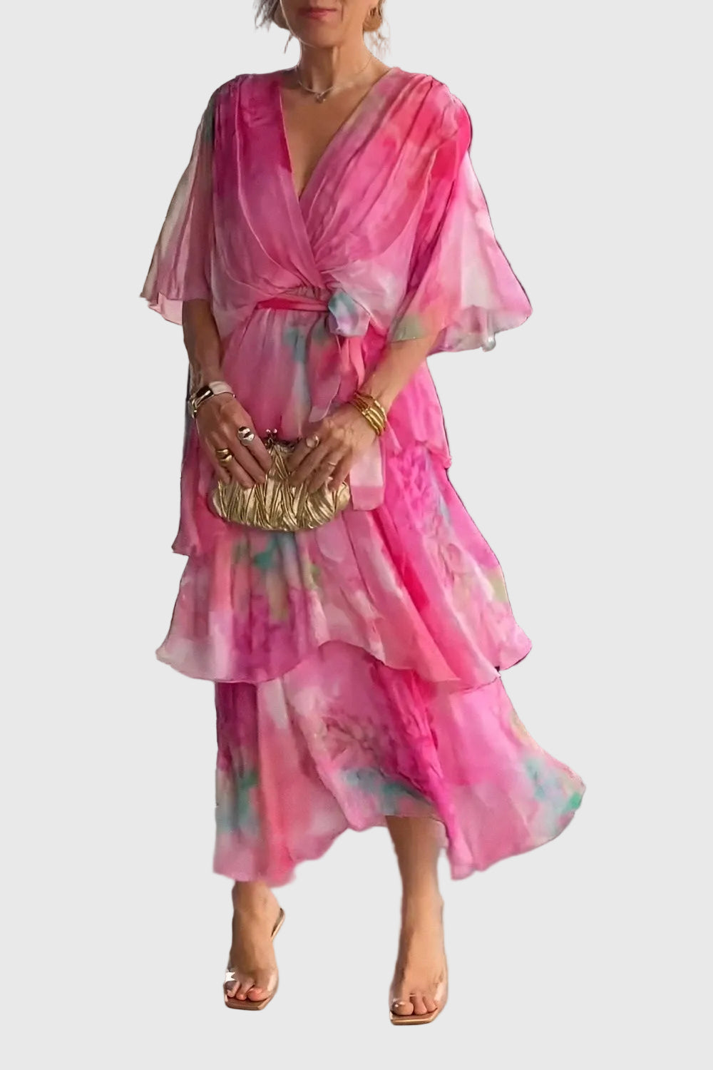 Adrienne™ - Elegant Midi Dress