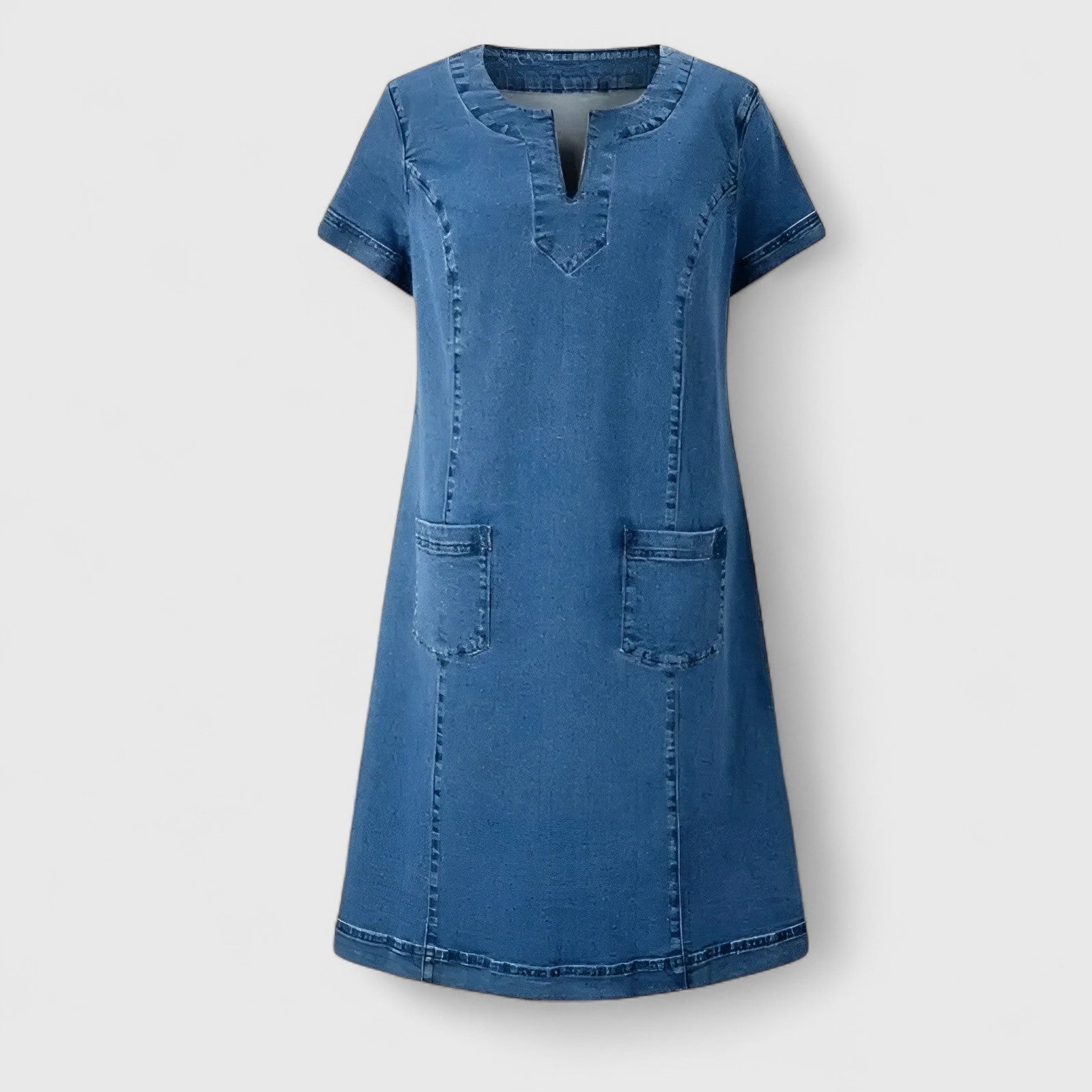 Alise™ - Modern Denim Dress