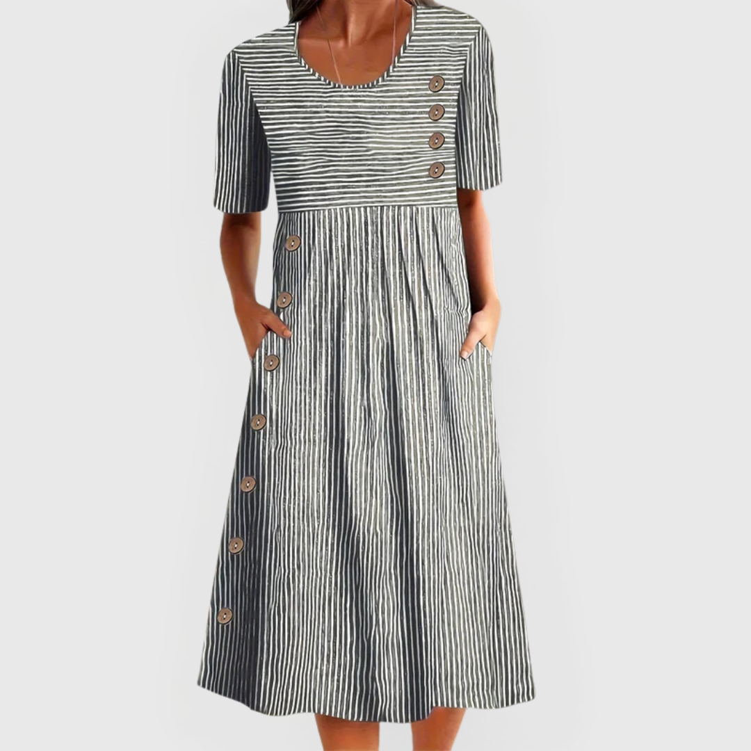 Amabelle™ - Patterned Midi Dress