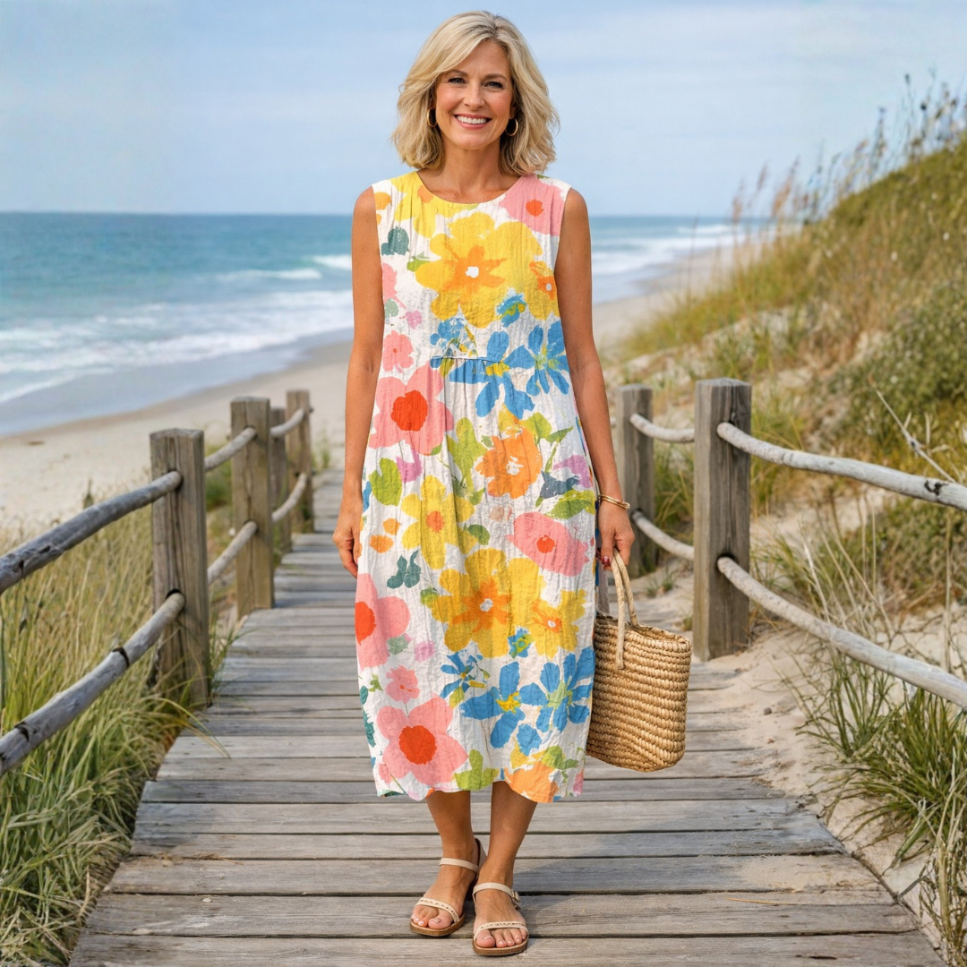 Amara™ - Blossom Midi Dress