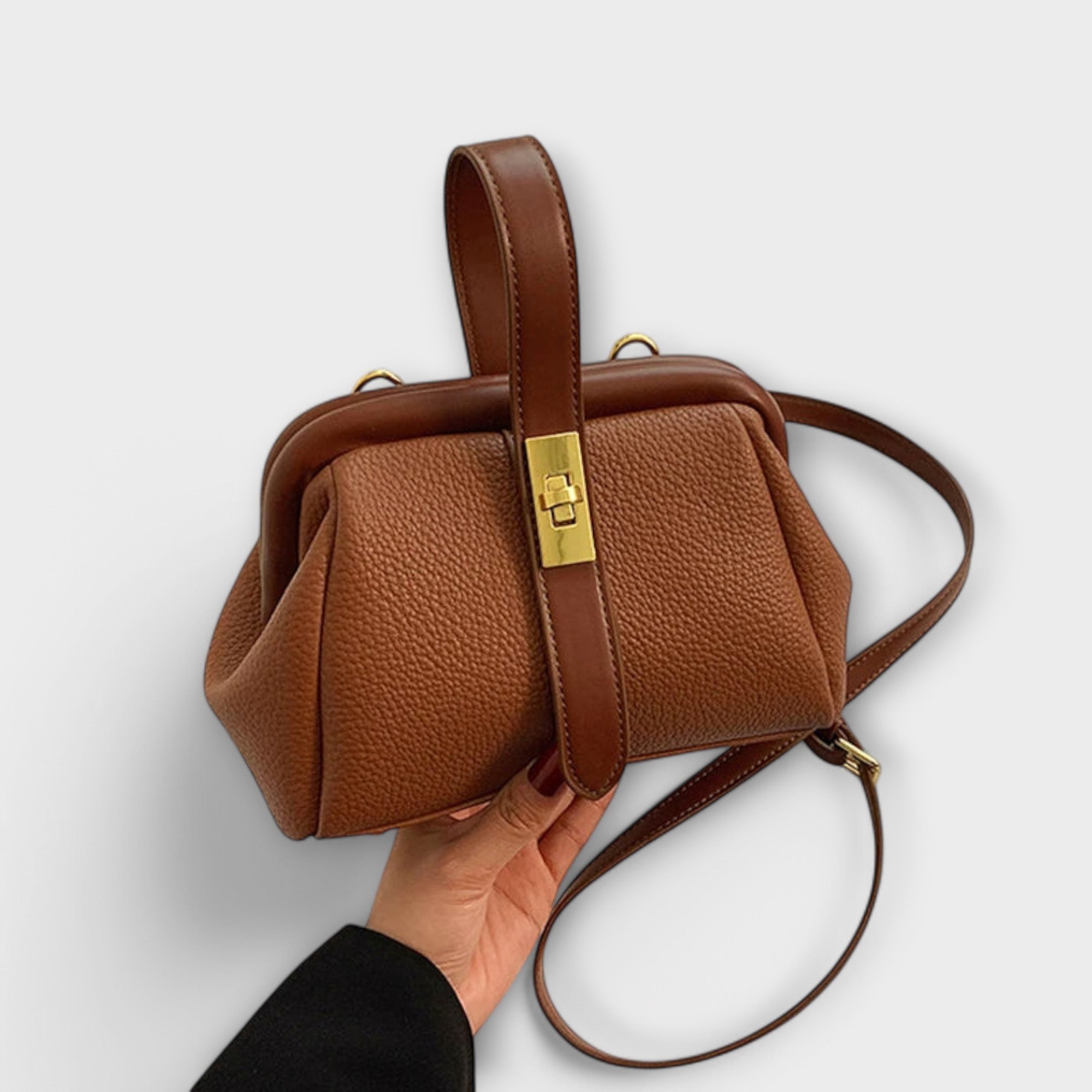 Adele™ - Classic Leather Handbag