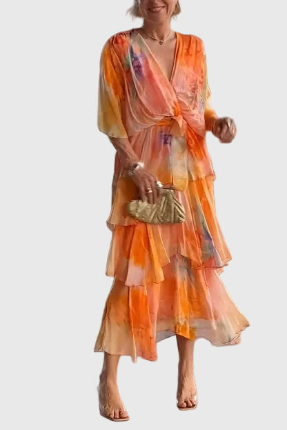 Adrienne™ - Elegant Midi Dress