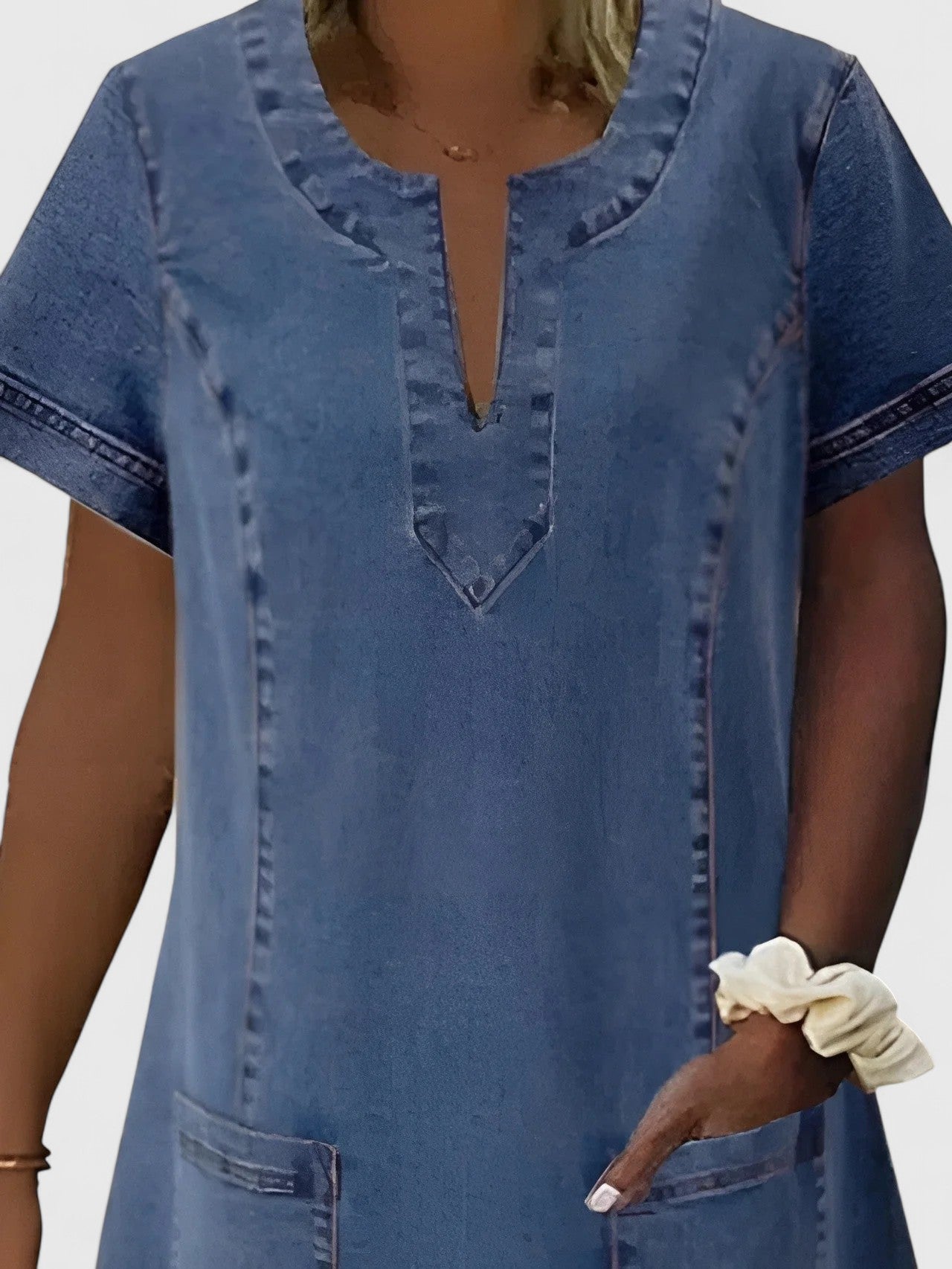 Alise™ - Modern Denim Dress