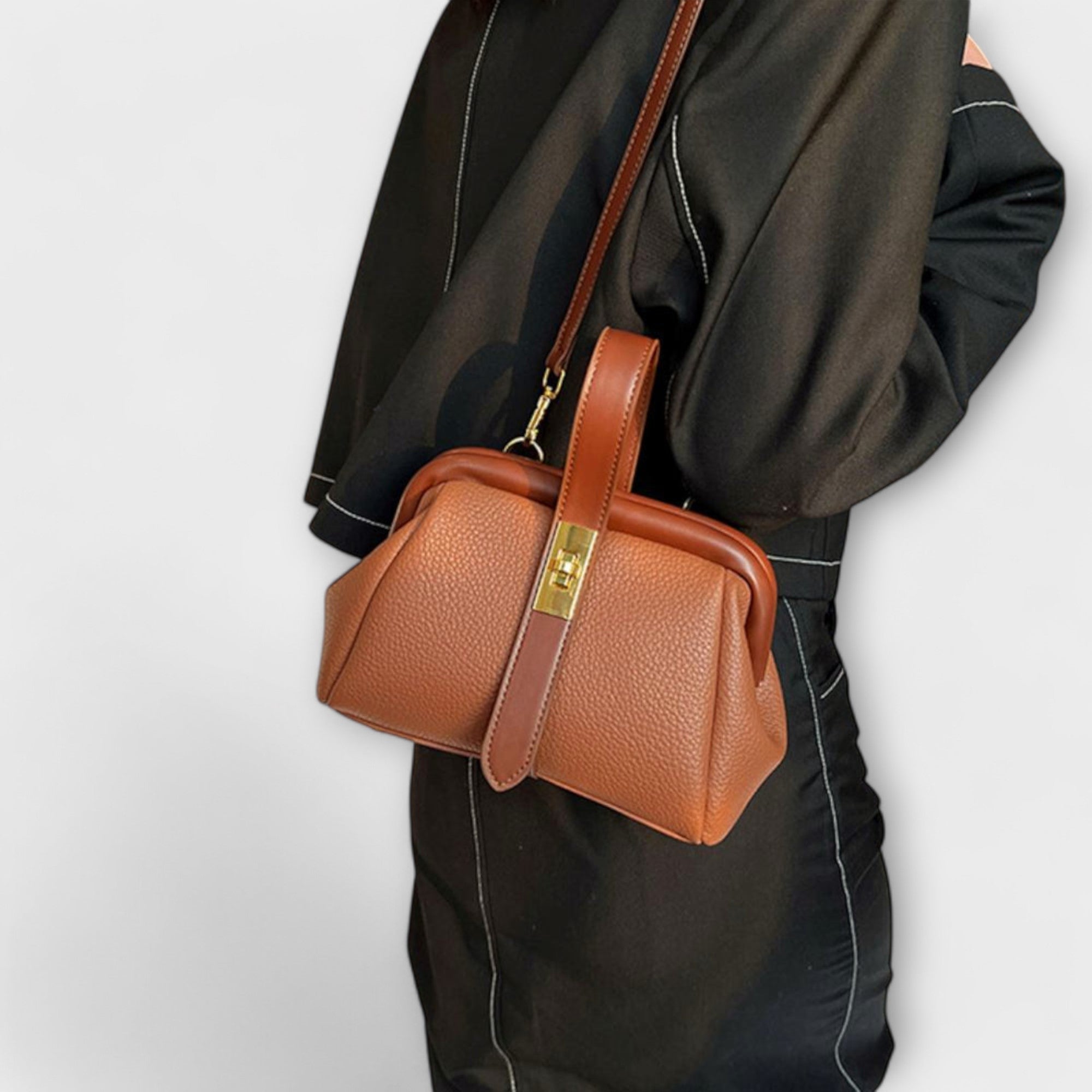 Adele™ - Classic Leather Handbag