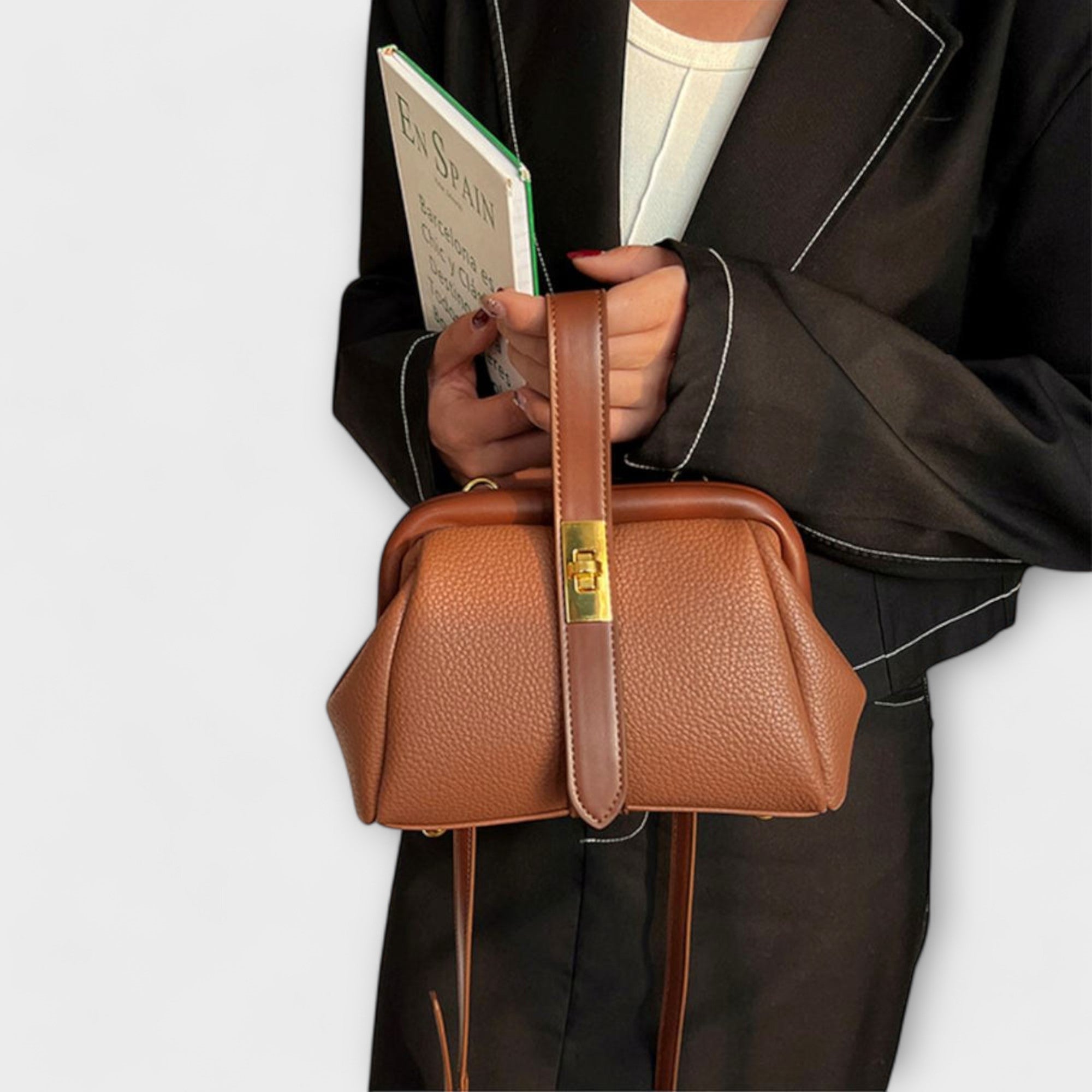 Adele™ - Classic Leather Handbag