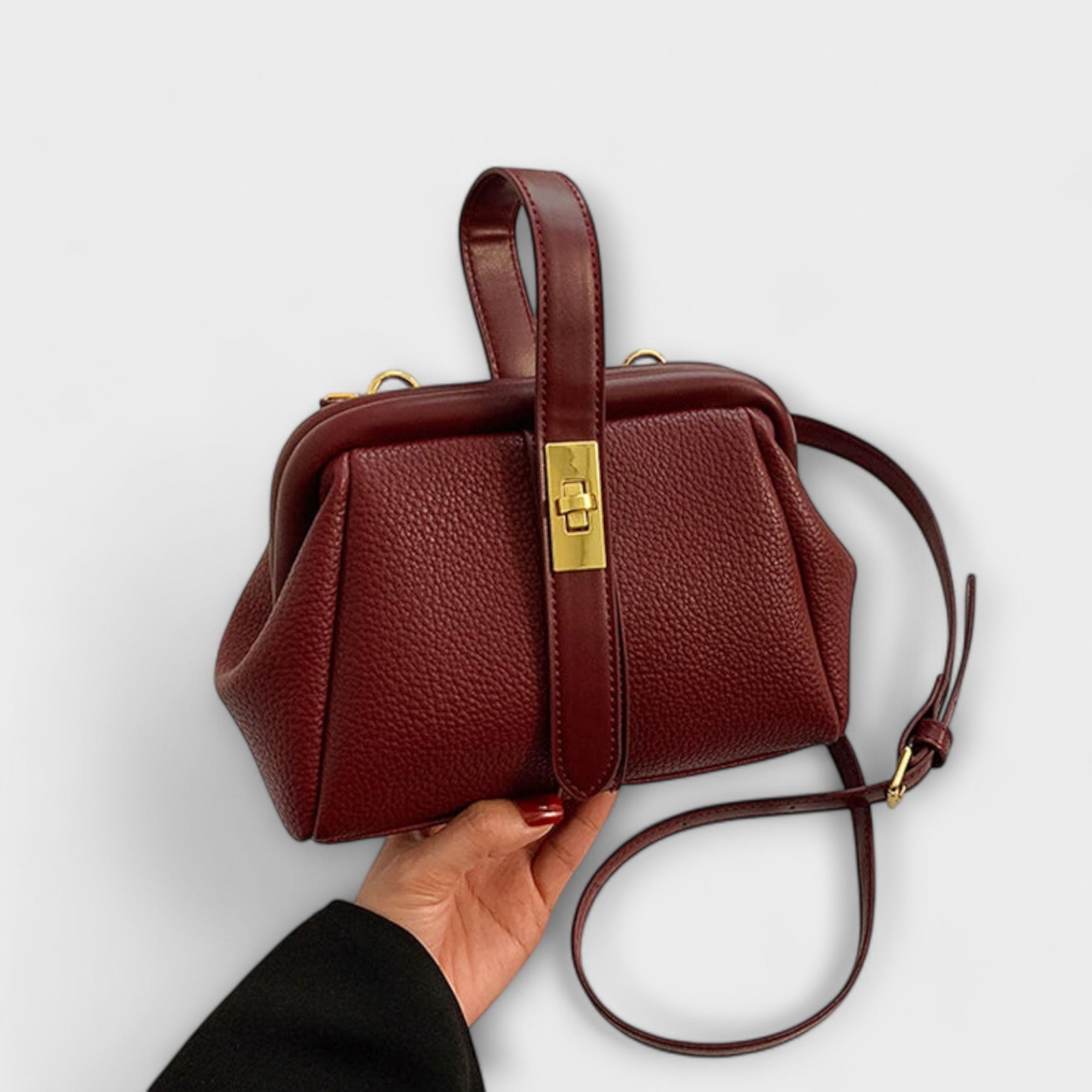 Adele™ - Classic Leather Handbag